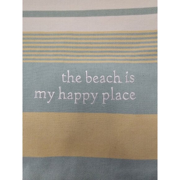 Primitives by Kathy Striped Table Runner Beach Happy Place multi color 55” NEW - Picture 2 of 8